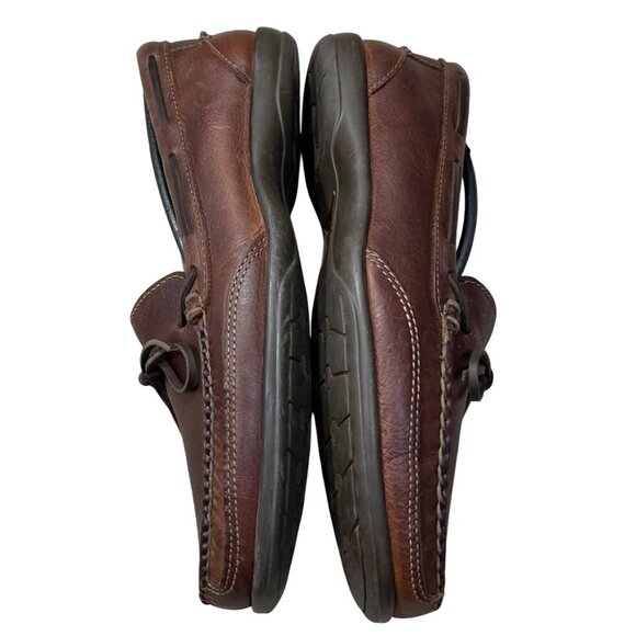 New Johnston & Murphy Driving Loafer Dodd II 10.5M Mahogany Brown VTG - Picture 7 of 10